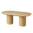 78.7" W Oval Solid Wood Base Dining Table-1991214409