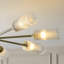 Clara 8 - Light Shaded Chandelier
