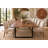 Kahleo Acacia Rectangular Solid Wood Top Dining Table-576300451