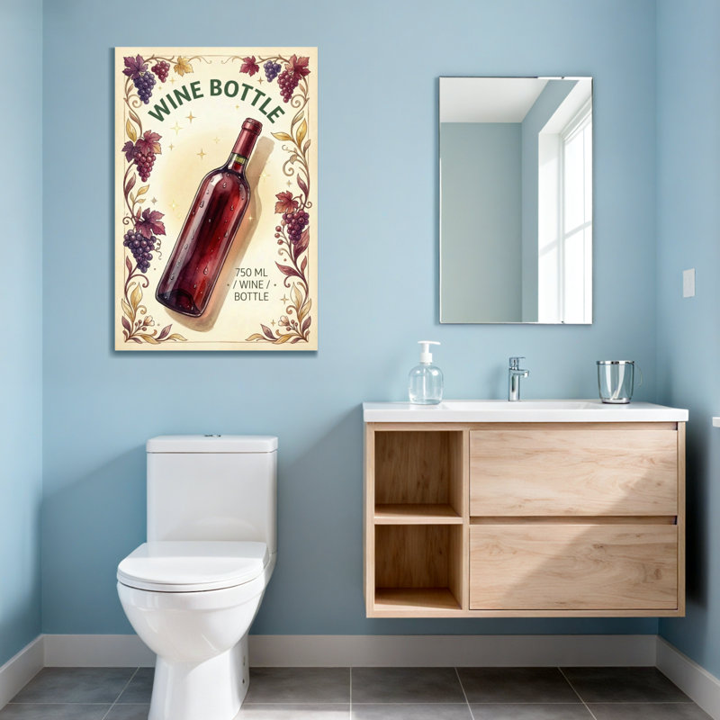Motif décoratif de vigne raisin, H 24 po x l 16 po