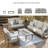 Ahumada 54'' Wide Straight Loveseat with Cushions