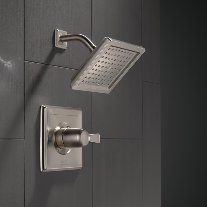 Ensemble de robinet de douche à fonction unique Dryden 14, ensemble de garniture de valve de douche