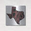 Latitude Latitude «Texas 2» par Art Licensing Studio, art mural en métal-2037439292