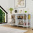 Aydee 55'' W Sideboard With Glass Doors And Led Lights-466846579