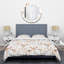 Ensemble de housse de couette rétro mid-century handdrawn fleurs i-40703073