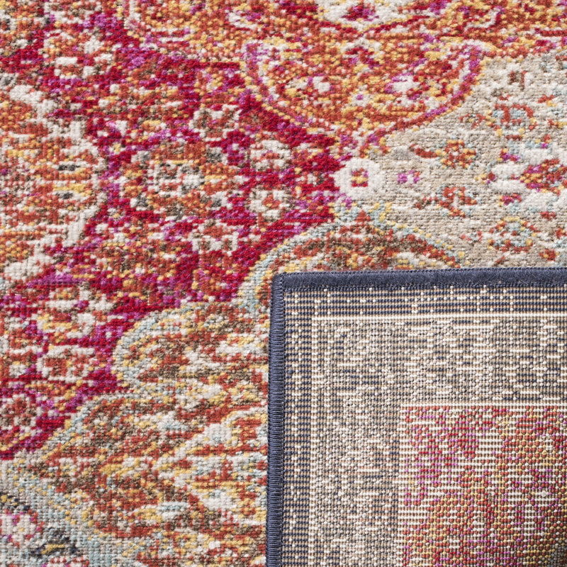 Griffeth Performance Oriental Indoor/Outdoor Area Rug, Rectangle 5'1" x 7'6"