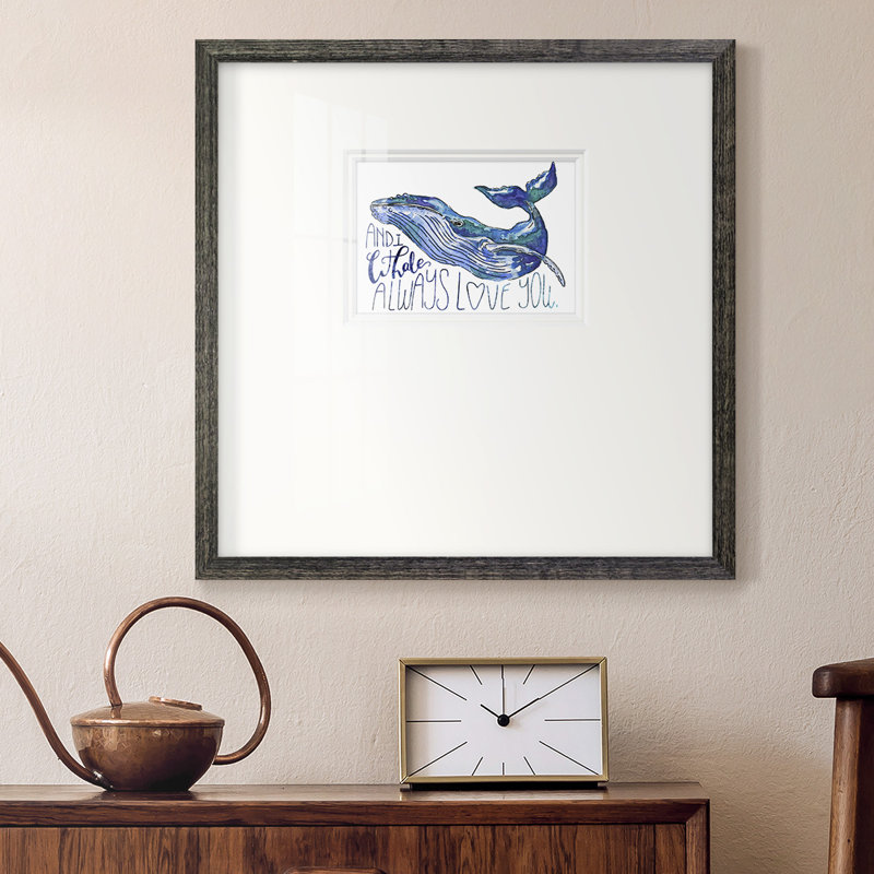 Engelke Whale Love I, H 17 po x l 17 po x P 1,25 po