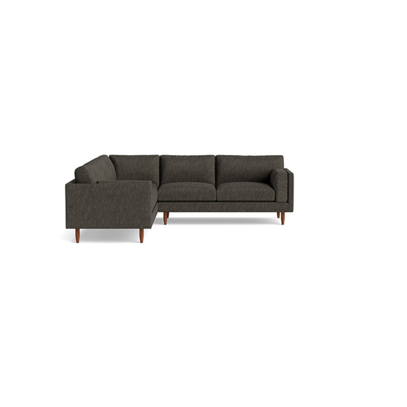Skinny Fat Sectional, Left Hand Facing, Performance Weave - Onyx