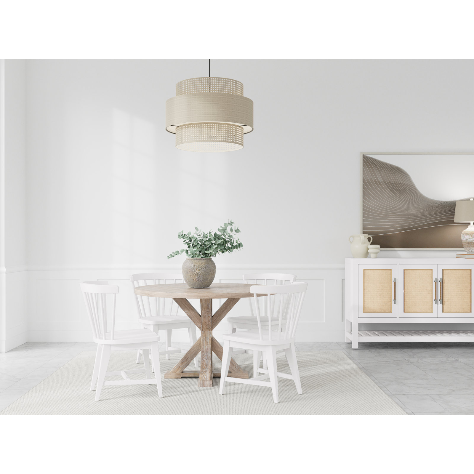 Lana Oak Dining Table Set