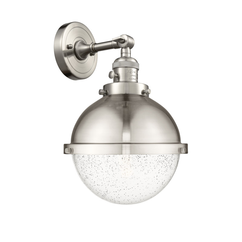 Armed Sconce, Brushed Satin Nickel