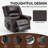 Power Lift Recliner Chair Heat Massage Dual Motor Infinite Position Up To 350 LBS, Faux Leather, Heavy Duty Motion Mechanism With USB Ports-779354639