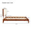 Lit plateforme solide en bois de bambou sec 12 pouces-1762672929