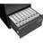 2 Drawer Metal Filing Cabinet For Home Office - Black, Widened Design Extra Document Storage, Secure With Lock File Drawers, Drawers Enhanced Organization And Storage