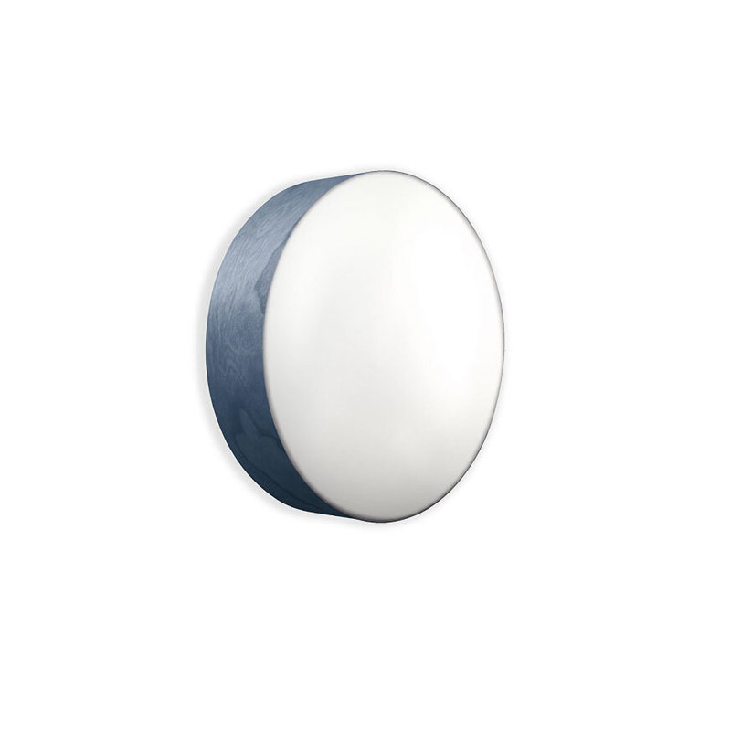 Gea 1 - Light Flush Mounted Sconce, Blue, 16.5" H x 16.5" W x 3.9" D, GX53