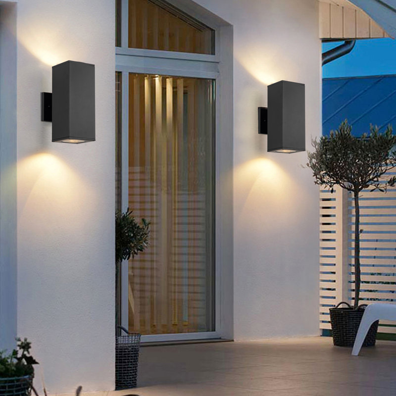 Aashman Aluminum Wall Light, 11.75" H x 4.75" W x 7.5" D