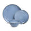 Service de vaisselle bleu réactif 12 pièces Sango Frill - Service pour 4, en grès durable
