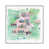 White Floater Framed