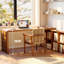 Bureau moderne en L en bois massif avec compartiments de rangement-2033330418