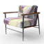 Cress - Fauteuil d'appoint rembourré en marbre-1055086802