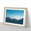 Over the Mountains in Abstract - Picture Frame Graphic Art Print-55735084-55735072