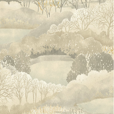 Rouleau de papier peint auto-adhésif L 18 pi x l 20,5 po Surface To Gathering Sky Toile