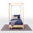 Khwaja Acadia Solid Wood Four Poster Bed-1506261844