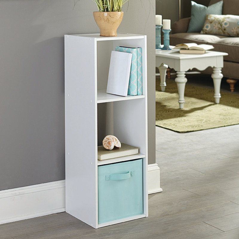 White 3-Cube Organizer Shelf Unit