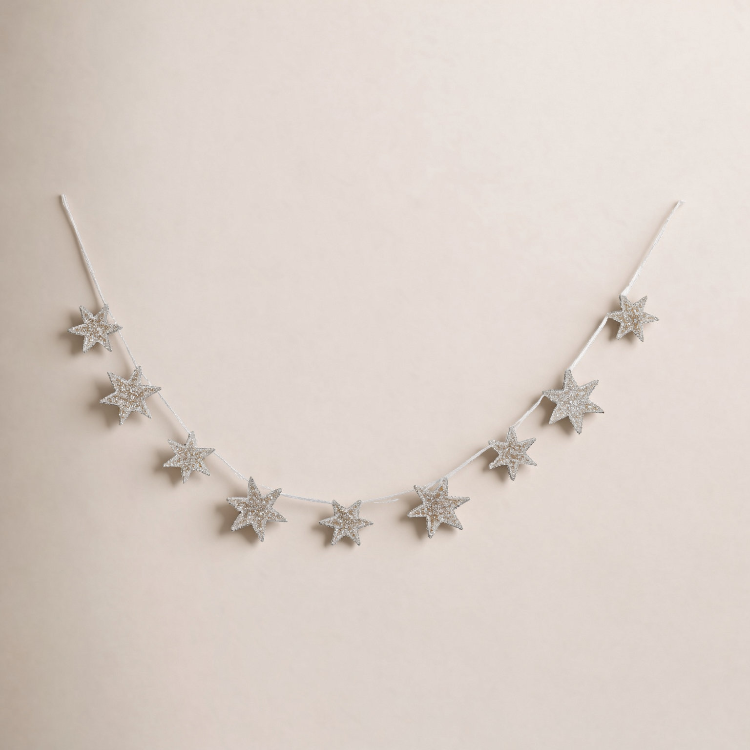 Silver Bead Novelty Garland