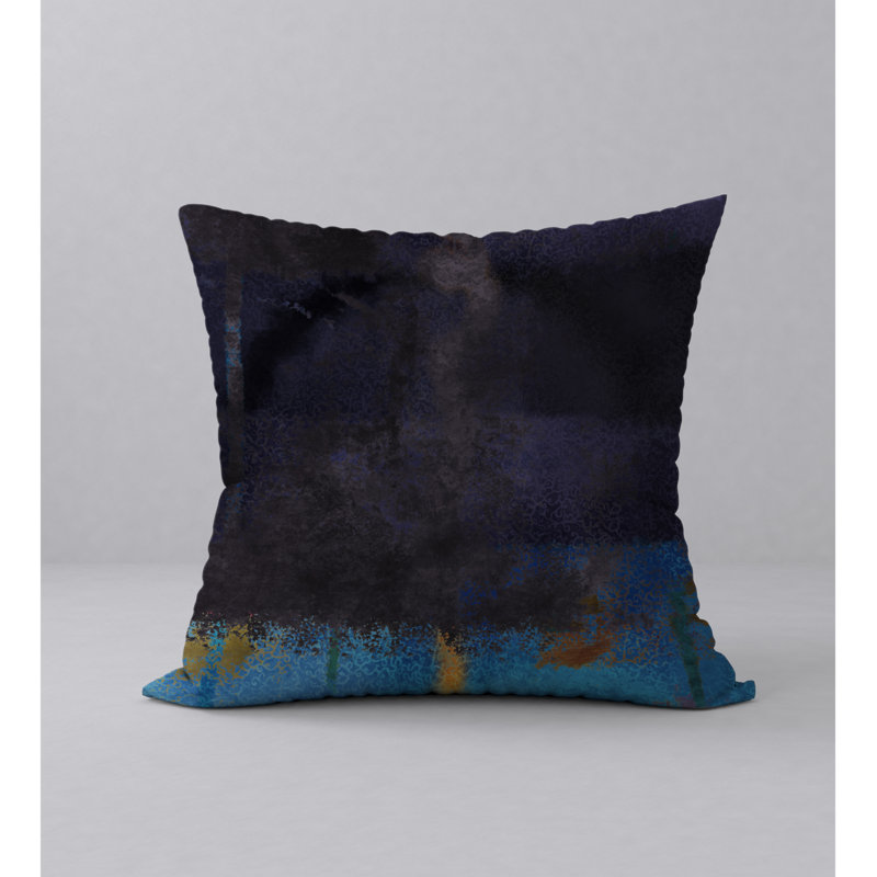 Abstract Throw Pillow, 24" x 24"