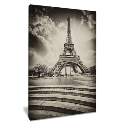 Photographie « tour eiffel » avec abat-jour gris