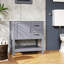 Meuble-lavabo pour salle de bain 30 "gris