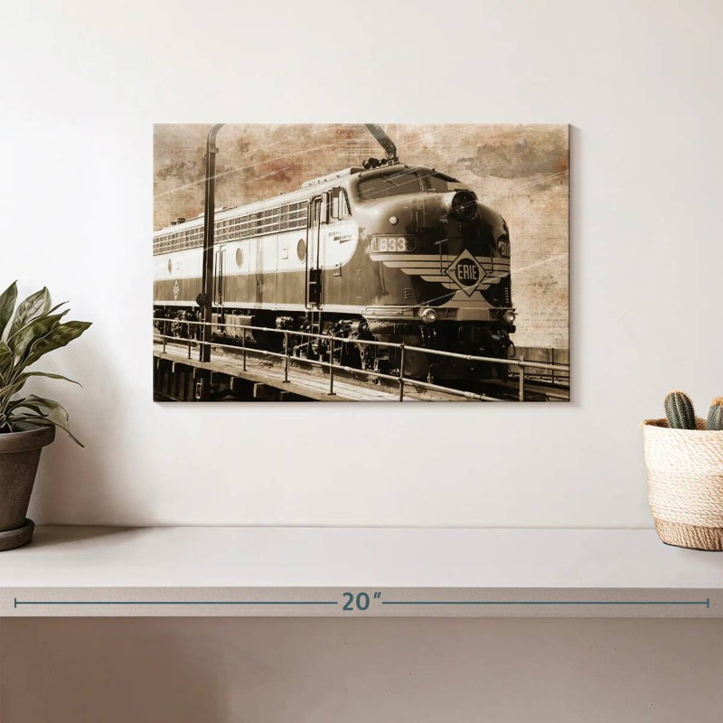 Mehar Erie Train, 8" H x 12" W