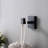 Matte Black Bathroom Hardware Assortment - 4 Pieces, 304 Stainless Steel, Rust-, Scratch-, Modern Design, Simple Setup For Various Rooms 4 Ensemble In Tarnish-, Style, Easy To Install-1293974352