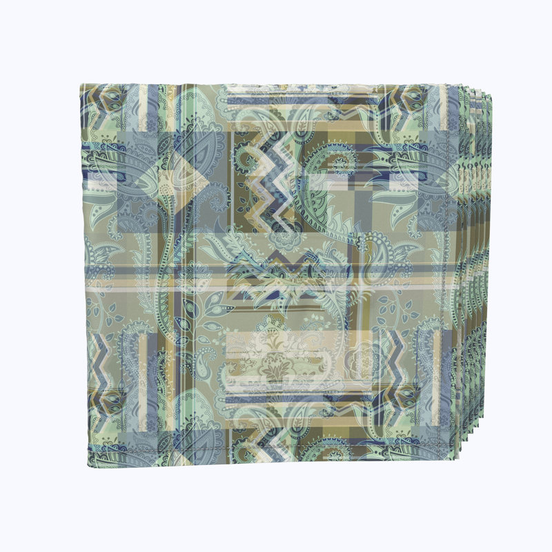 Polyester Paisley Square Napkin