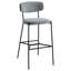 Tabouret de bar gris (ensemble de 2)-2106755652