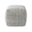 Yinka 18"H Two-Tone Cotton Pouf Ottoman-321434886