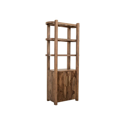 Balam 2 portes, pilier 3 tablettes, brun