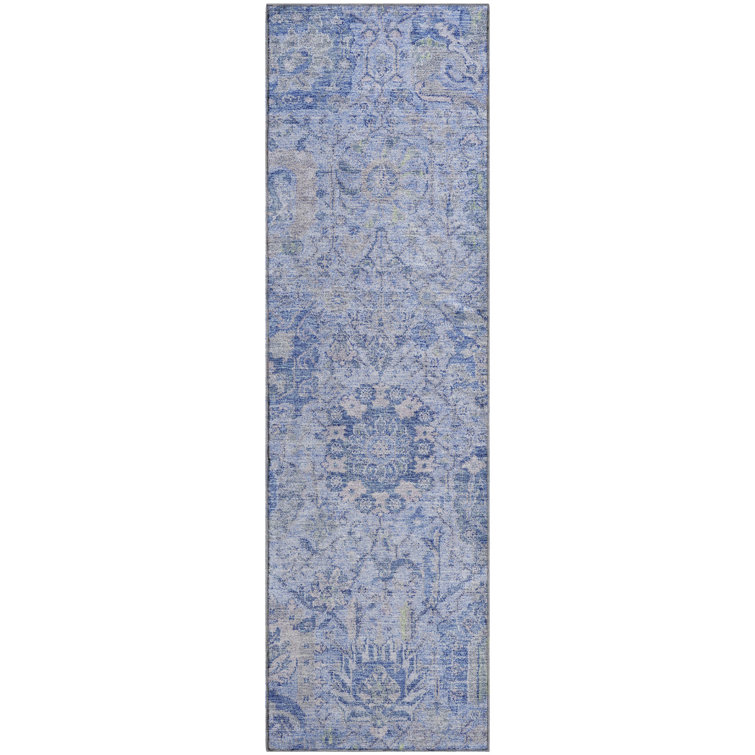Premium Machine Washable Wayne AMF1102 Damask Rug