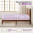 Mid Century Solid Wood Platform Twin Bed Frame With Wood Slat Support, Brown-645595762-645595764