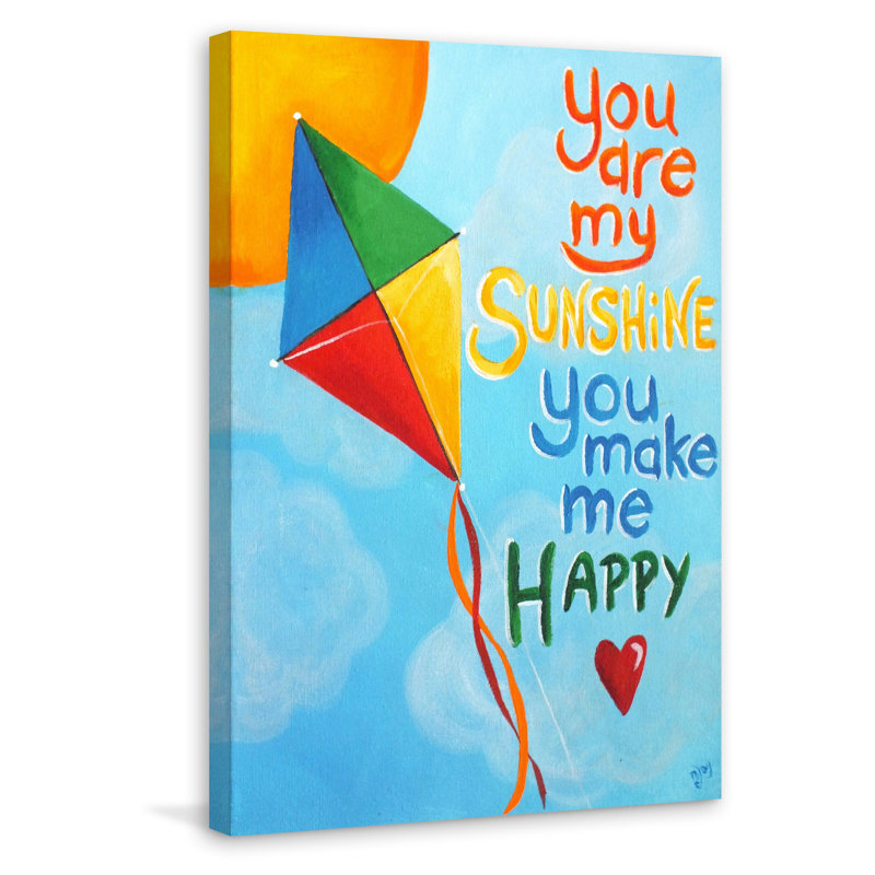 «Sunshine Kite», reproduction sur toile tendue, H 30 po x l 20 po x P 1,5 po