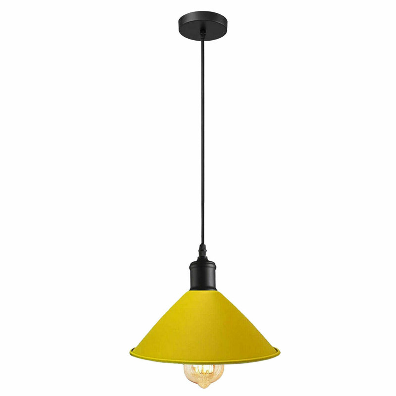 Lennie 1 - Light Dome Pendant, Yellow