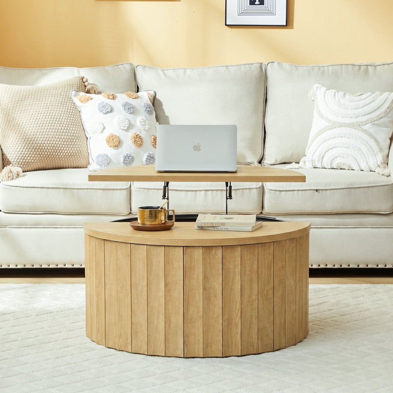 Table basse Adelle, Jaune