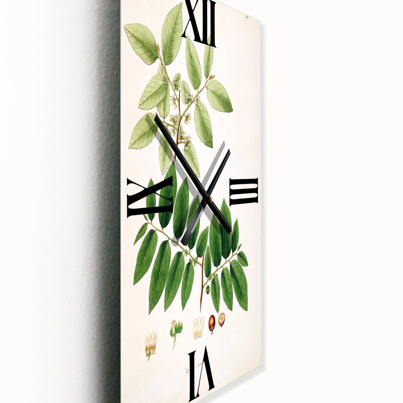 Horloge murale rétro Vintage Botanicals, Petit