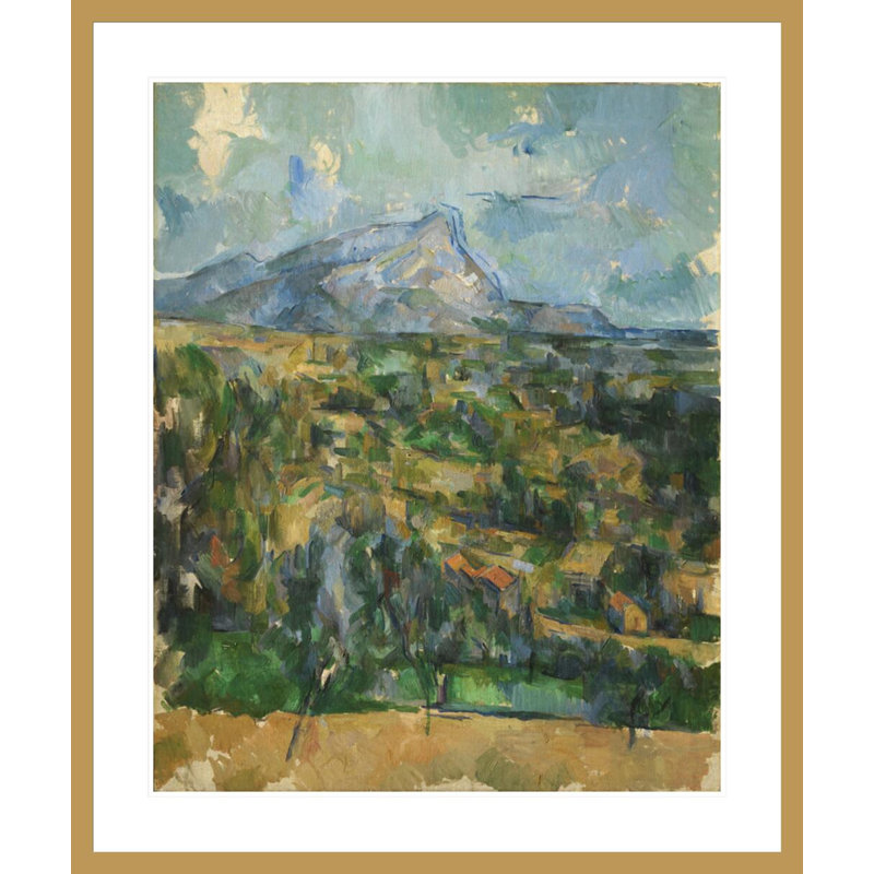 Mont Sainte-Victoire par Paul Cézanne, H 40 po x l 33,5 po