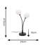 Velika 2 Arm Opaque Globe Table Lamp Light-393027630