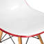 Chaise de salle à manger Dubuque avec base Eiffel en métal et pieds en bois de hêtre-31792414-128769422