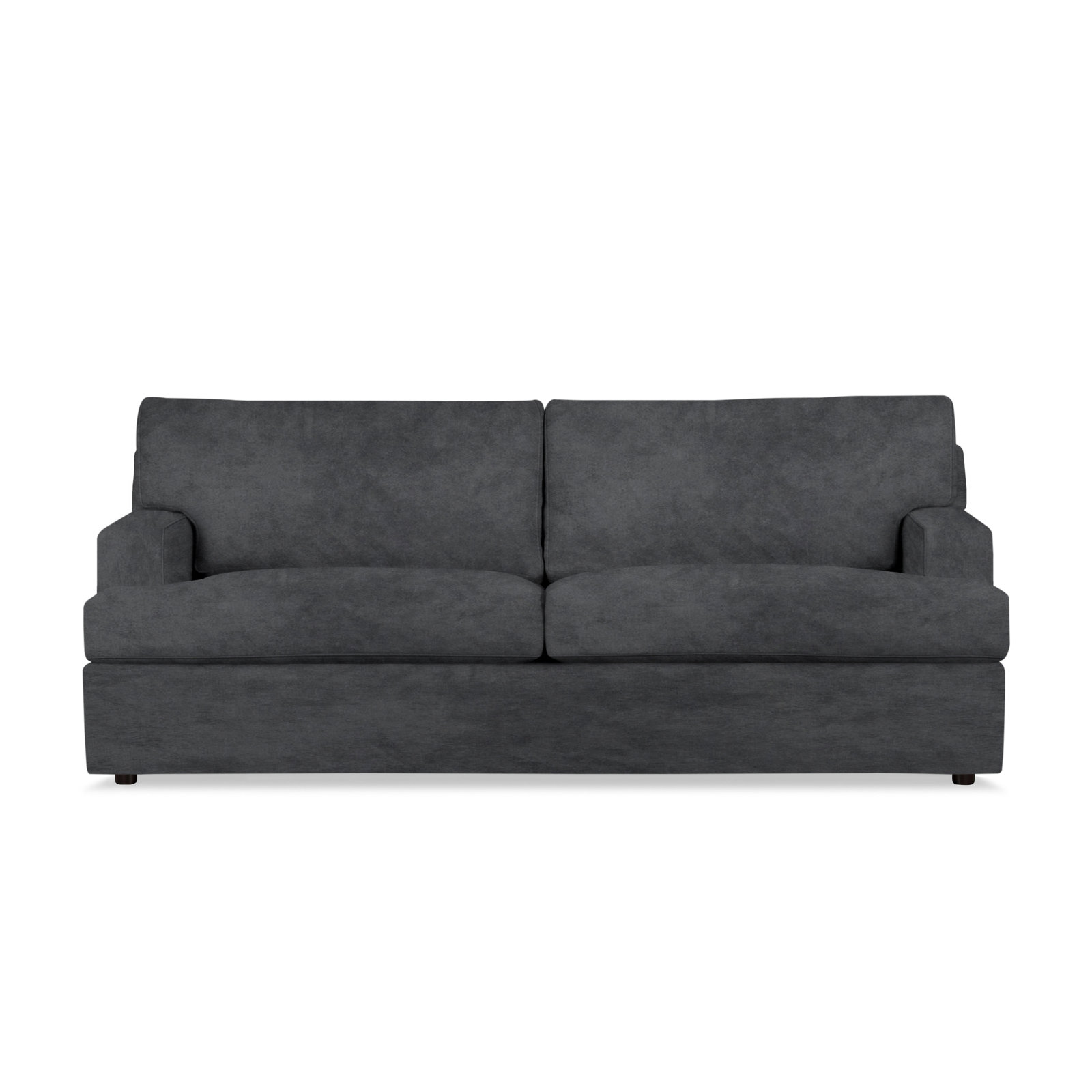 Cleo 84" Upholstered Custom Sleeper Sofa, Bella Cornflower Performance Velvet