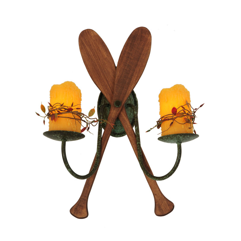 Rustic Lodge 2 - Light Armed Sconce