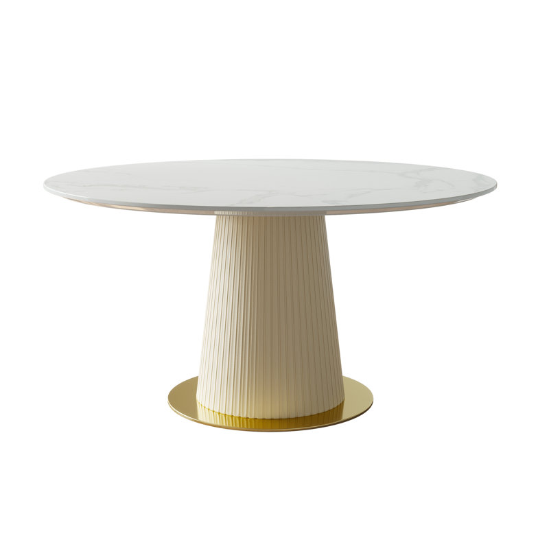 Quanterius Round, 29.52" H x 53.14" L x 53.14" W