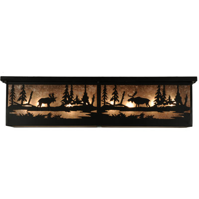 Rustic Lodge 8 - Light Flush Mount